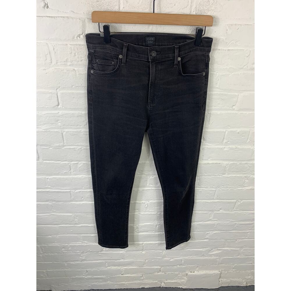 Citizens of Humanity Women's Rocket Crop High Rise Skinny Jeans Black Size 27